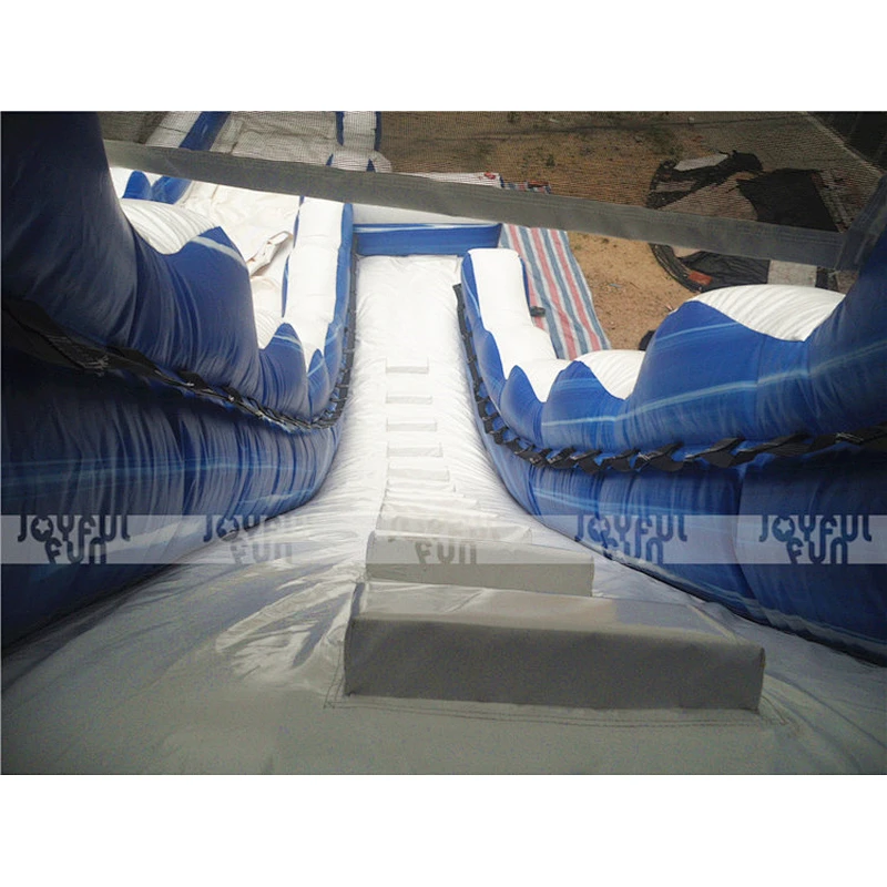 China factory cheap giant inflatable wet slide inflatable jumping game slip for kids and adults