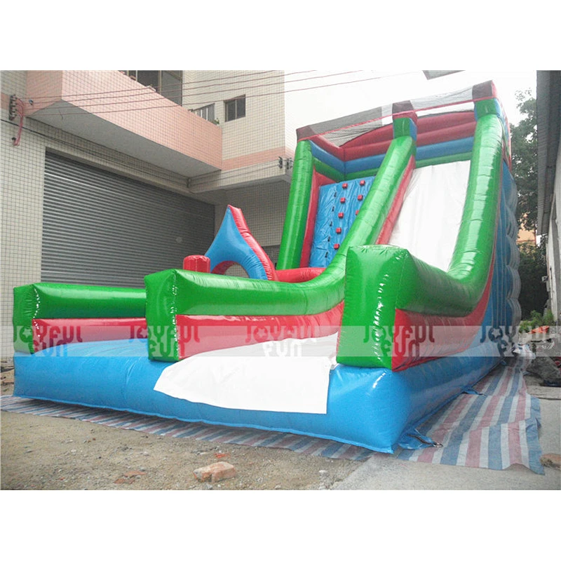 High quality commercial inflatable dry slide inflatable jumping bouncer game for amusement park