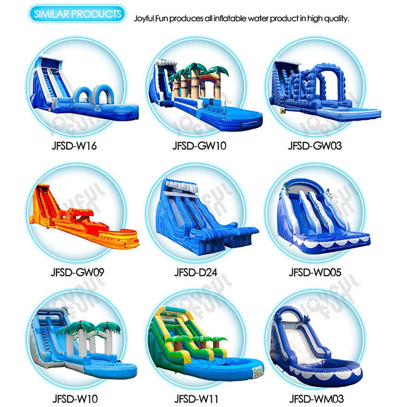 Popular design commercial inflatable dry slide jumping game inflatable castle for kids and adults