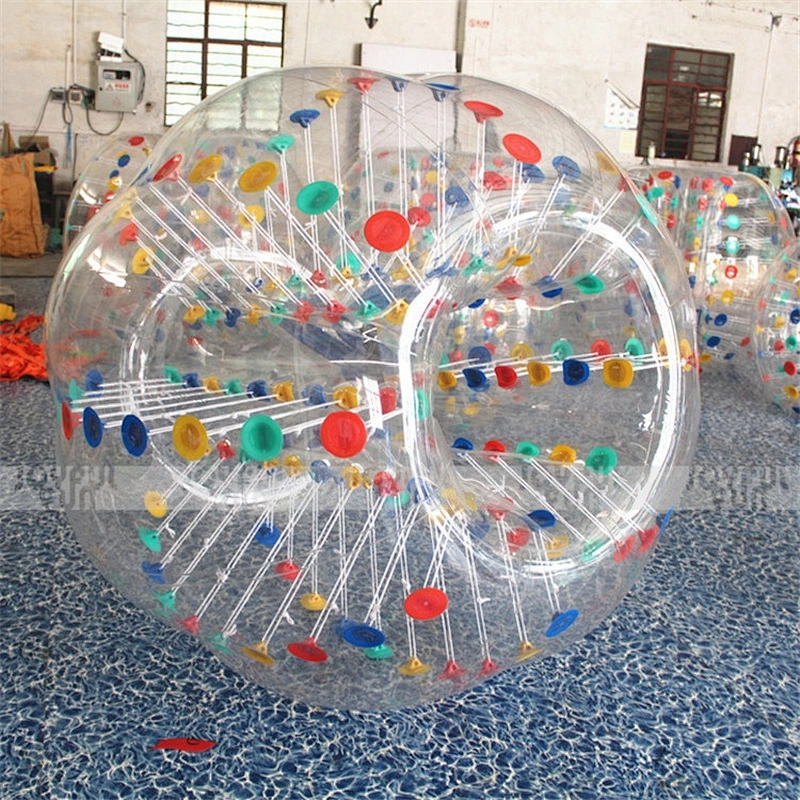 High quality inflatable bumper colorful suckers clear PVC bubble ball