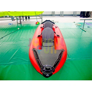 Joyful Fun factory customize single seat fishing inflatable pedal kayak