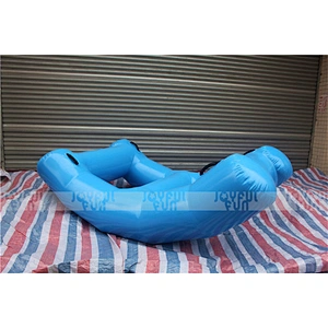 2017 Good Quality Inflatable kid's size See Saw Inflatable bridged chain See Saw model big tube frame saw for sale