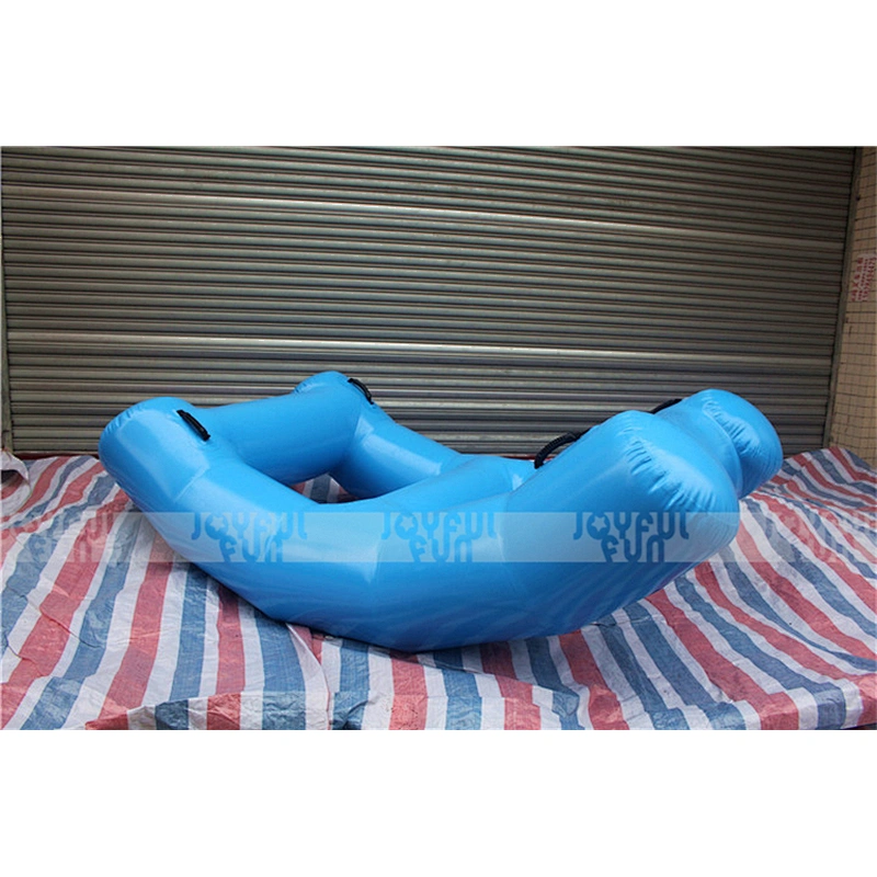 2017 Good Quality Inflatable kid's size See Saw Inflatable bridged chain See Saw model big tube frame saw for sale
