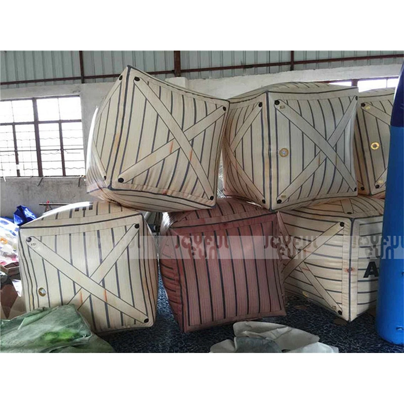 Hot selling inflatable paintball camouflage box popular game for sale