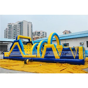 High quality PVC tarp material inflatable obstacle inflatable games inflatable obstacle course for kids and adults