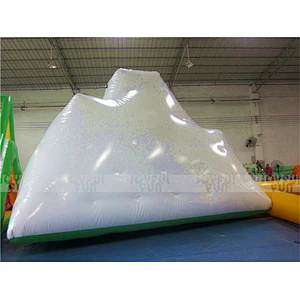 Professional factory inflatable water iceberg floating slide entertainment equipment inflatable game for sale