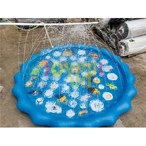 Courtyard Inflatable Pool Sprinkler Splash Pad for Kids