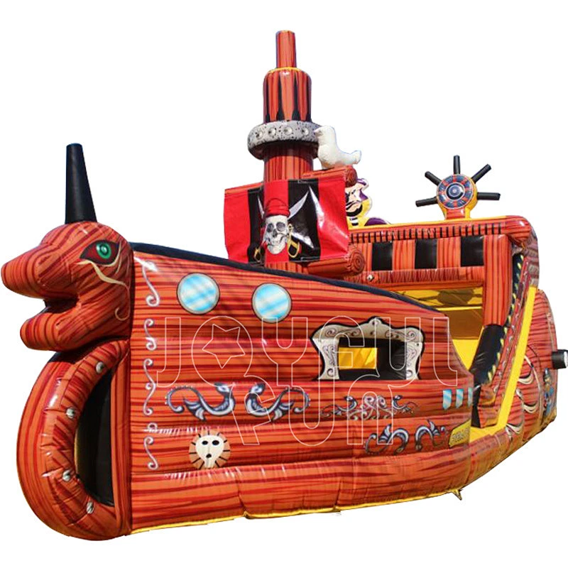 Children's Favorite Pirate Ship inflatable Theme Playground Equipment
