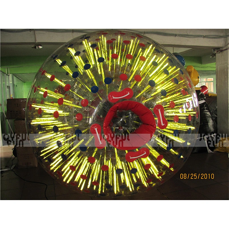 Cheap Inflatable Colored Night Light Zorb Ball for sale