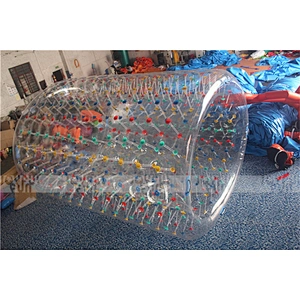 The most popular products inflatable roller ball water wheel interesting game for sale