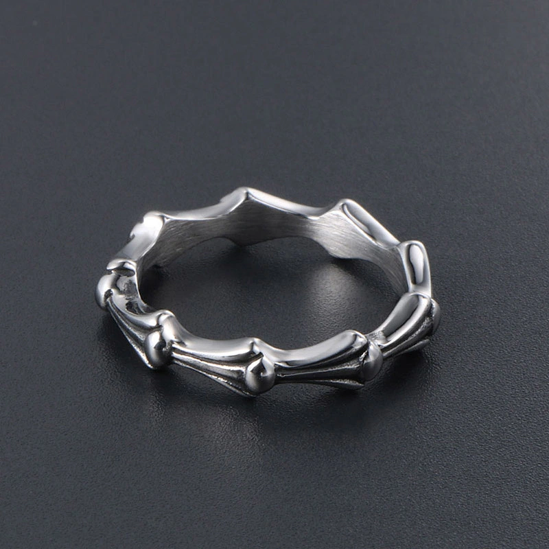 Wholesale And Retail Stainless Steel Silver Gold Men's Hip Hop Punk Gift Party Lovers simple Classic Ring Women's Jewelry