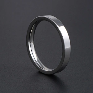 Wholesale And Retail Stainless Steel Silver Gold Men's Hip Hop Punk Gift Party Lovers simple Classic Ring Women's Jewelry