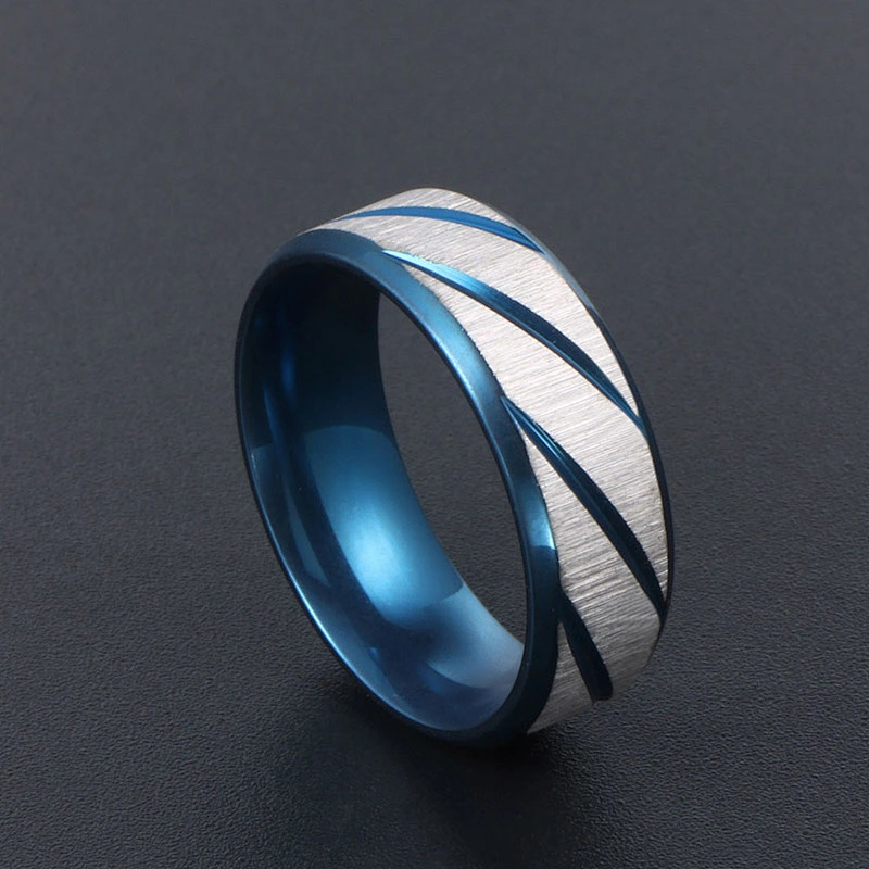 Wholesale And Retail Stainless Steel Silver Gold Men's Hip Hop Punk Gift Party Lovers simple Classic Ring Women's Jewelry