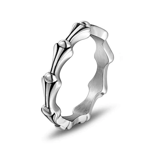 Wholesale And Retail Stainless Steel Silver Gold Men's Hip Hop Punk Gift Party Lovers simple Classic Ring Women's Jewelry