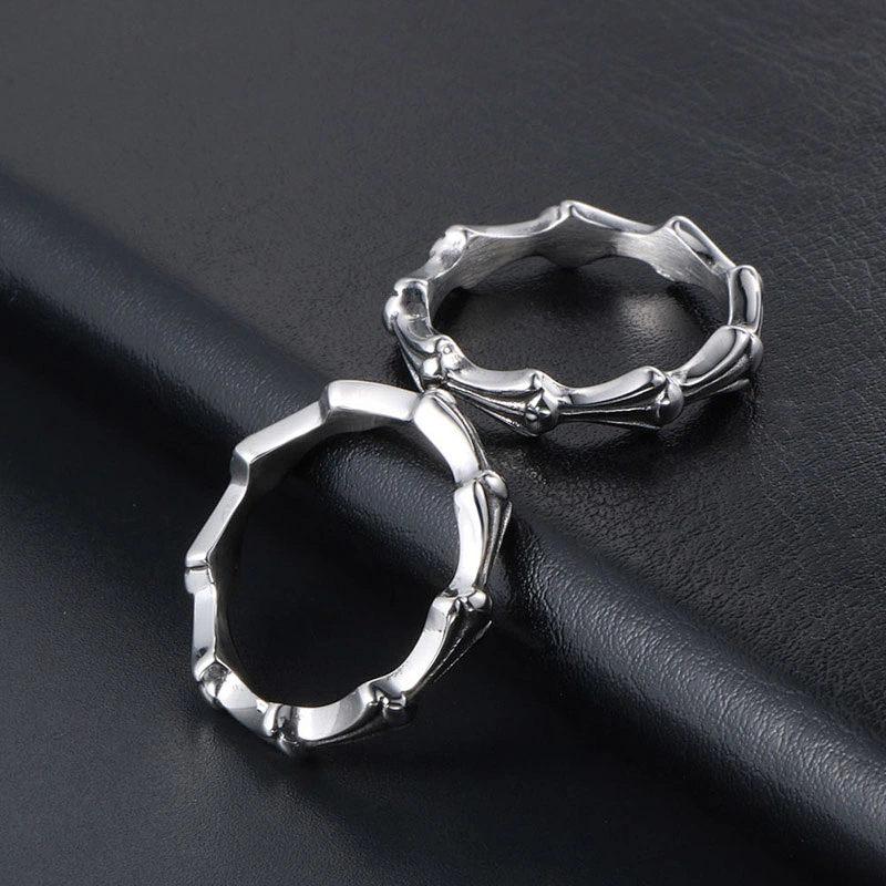 Wholesale And Retail Stainless Steel Silver Gold Men's Hip Hop Punk Gift Party Lovers simple Classic Ring Women's Jewelry
