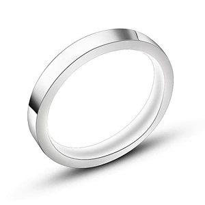 Wholesale And Retail Stainless Steel Silver Gold Men's Hip Hop Punk Gift Party Lovers simple Classic Ring Women's Jewelry