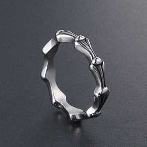 Wholesale And Retail Stainless Steel Silver Gold Men's Hip Hop Punk Gift Party Lovers simple Classic Ring Women's Jewelry
