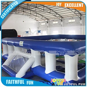 Big Size inflatable Water Soap Soccer Field for Sales