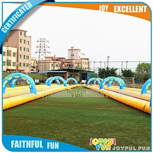 High Quality Factory Price 1000FT Long Slip Inflatable Water Slide Inflatable Wet Slide Slide the City