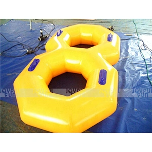 Factory direct sale inflatable swimming ring double swim ring for children