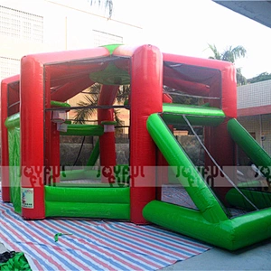 Professional Sport equipment Inflatable Basketball fence Outdoor inflatable adult teenager sport game ball frame for sale