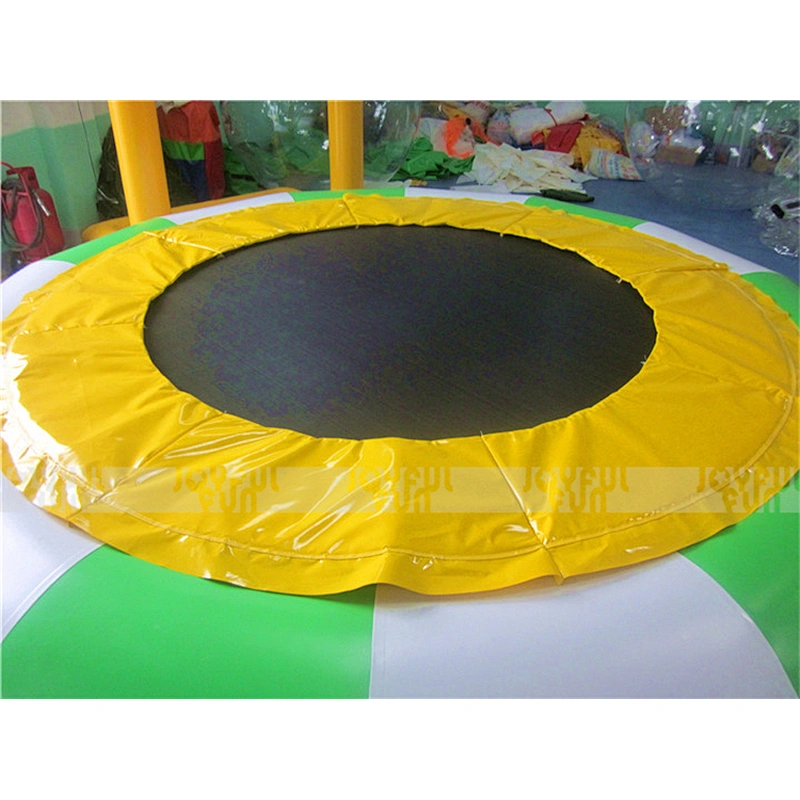 Popular design large inflatable trampoline inflatable air bouncer jumping trampoline for amusement park