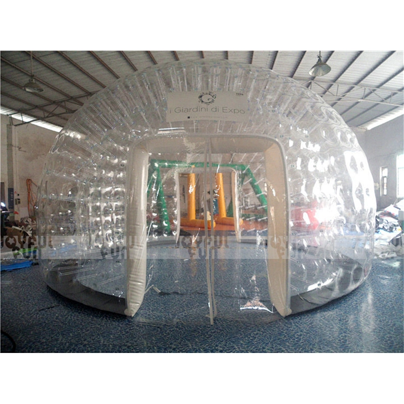 Good quality giant clear inflatable bubble camping tent hot toys for christmas 2017