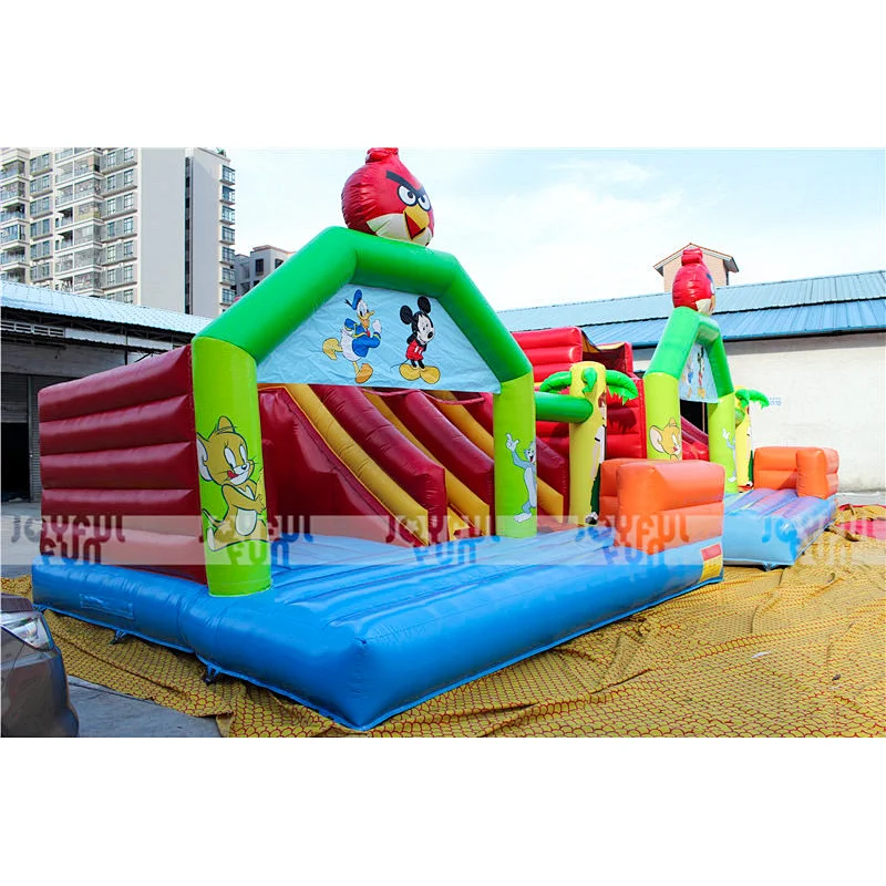 Best selling inflatable bouncer combo Bird Design inflatable bounce house/inflatable bouncer with slide for kids