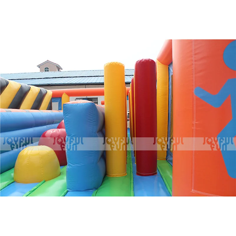 Alibaba Export Sports Items List Colorful Inflatable Obstacle Courses for Sale