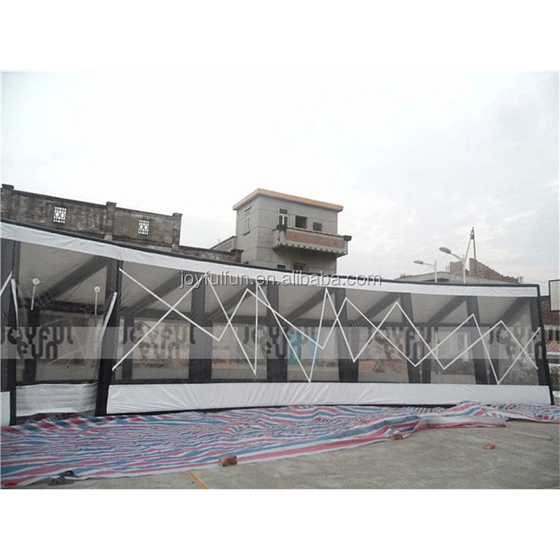 Custom size inflatable clear wedding party tent for event