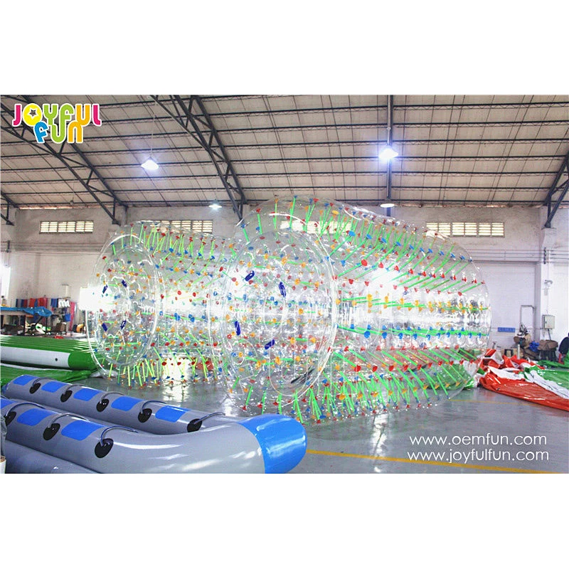Wholesale Customized Reflective Inflatable Roller Commercial Grade Outdoor Inflatable Water Roller for Kids and Adults