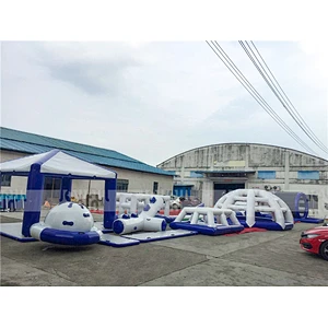 Outdoor/indoor inflatable floating water park aqua park pool park water play equipment for sale