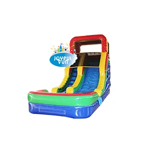 Commercial inflatable wet slide inflatable jumping game toys for children and adults