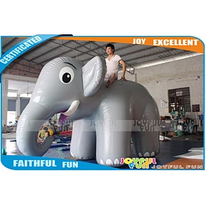 2017 Hot new inflatable cartoon characters elephant, inflatable characters for inflatable advertising