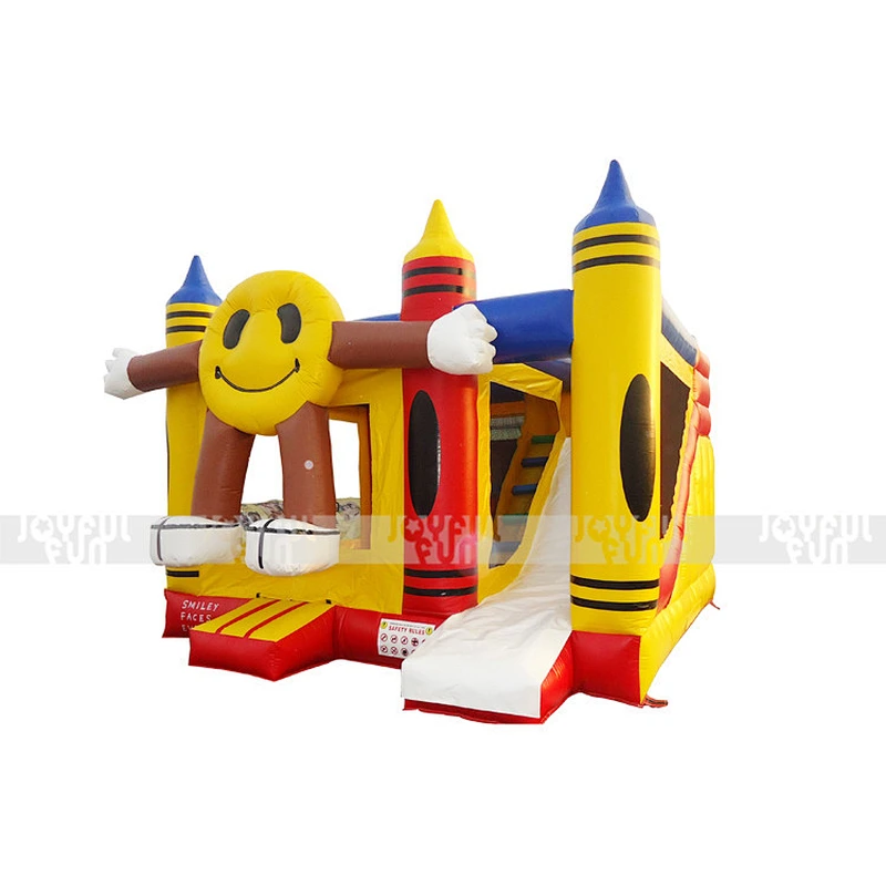 Commercial inflatable bouncer house combo with slide inflatable toy inflatable game for sale