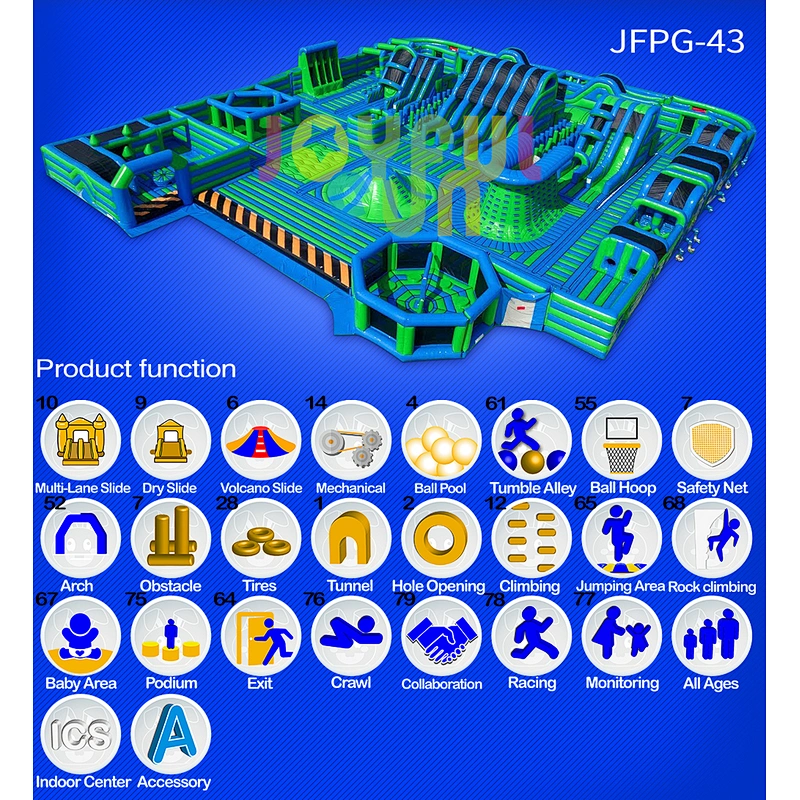 High Quality Customized Park Commercial Outdoor Inflatable Park