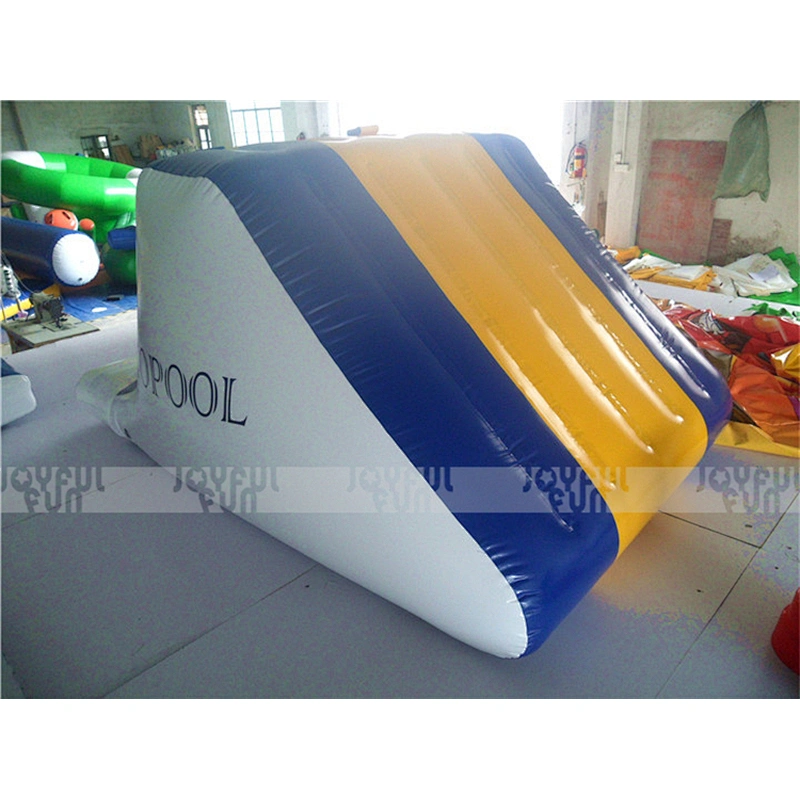 Giant inflatable aqua park pool water slides, customized inflatable round slide for sales