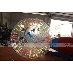 Commercial inflatable toys fluorescence zorb ball inflatable interesting game for event