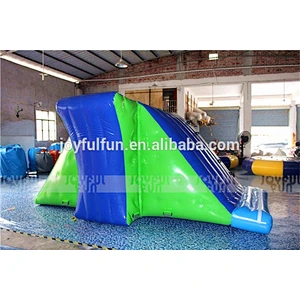 0.9mm pvc inflatable water pool slides for water park games