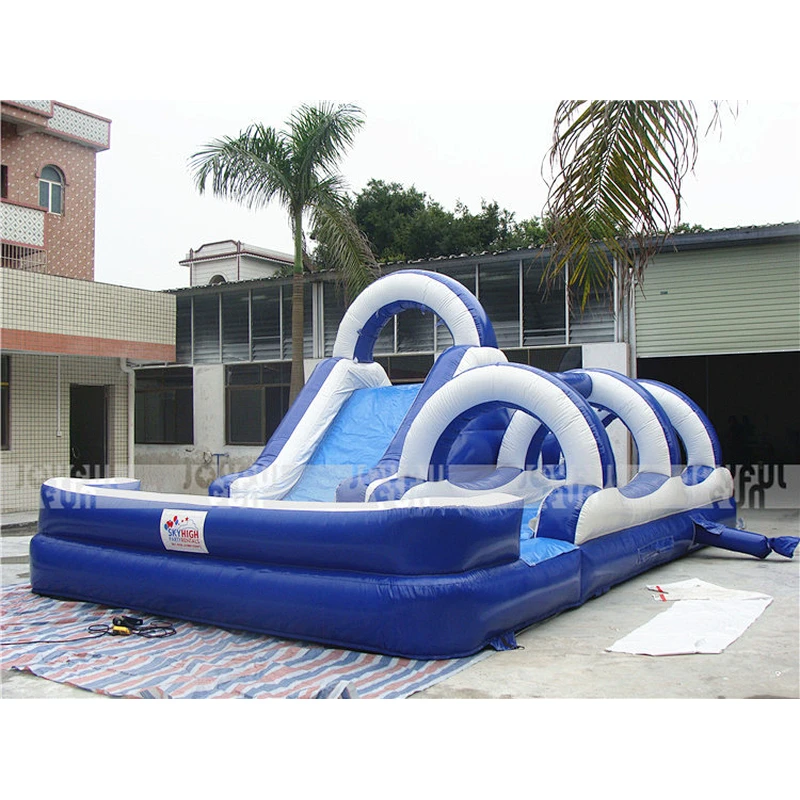 Factory price giant inflatable slide amusement equipment inflatable water slide with pool for sale