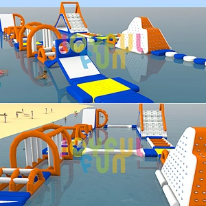 2021 Hot sale small inflatable water sports equipment Commercial inflatable water floating park
