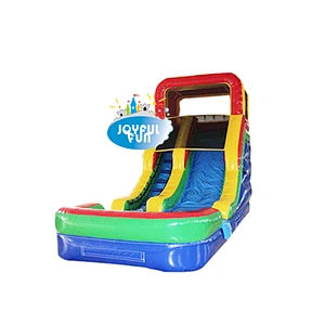 Commercial inflatable wet slide inflatable jumping game toys for children and adults