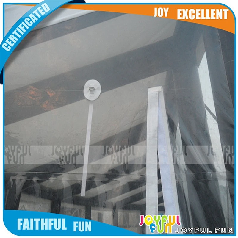 Custom size inflatable clear wedding party tent for event