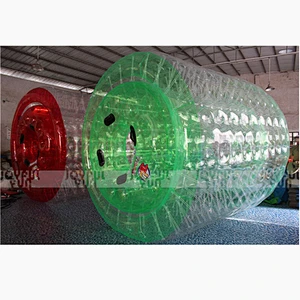 High quality new inflatable plastic clear blue customized color water roller ball outdoor poor water roller