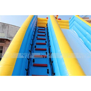 First quality factory price inflatable clown giant dry slide inflatable jumping bouncer slide inflatable funny game for sale