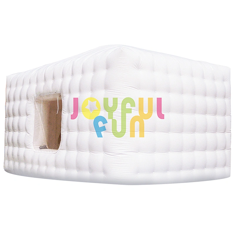 Custom White Color Inflatable Cube Camping Tent for Sales, Inflatable Wedding Tent for Rental