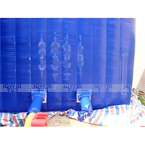 Commercial grade inflatable slide with pooling used giant inflatable bouncy slide for kids