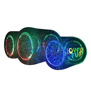 Fashionable design popular inflatable LED light water roller inflatable LED roller wheel game