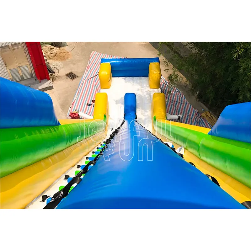Unique big long way inflatable hippo water slide for adult