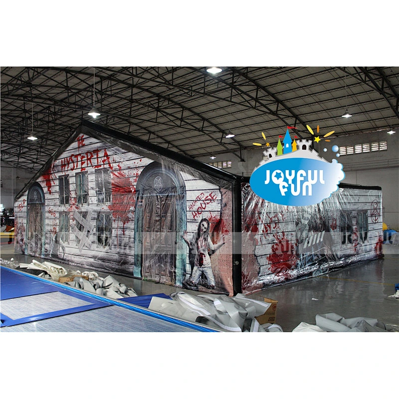 Professional Commercial Halloween horror house inflatable maze game inflatable scary haunted house for sale